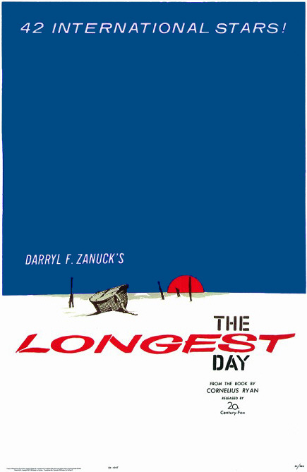 The Longest Day, 1962 poster