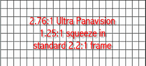 Ultra Panavision Anamorphic Frame